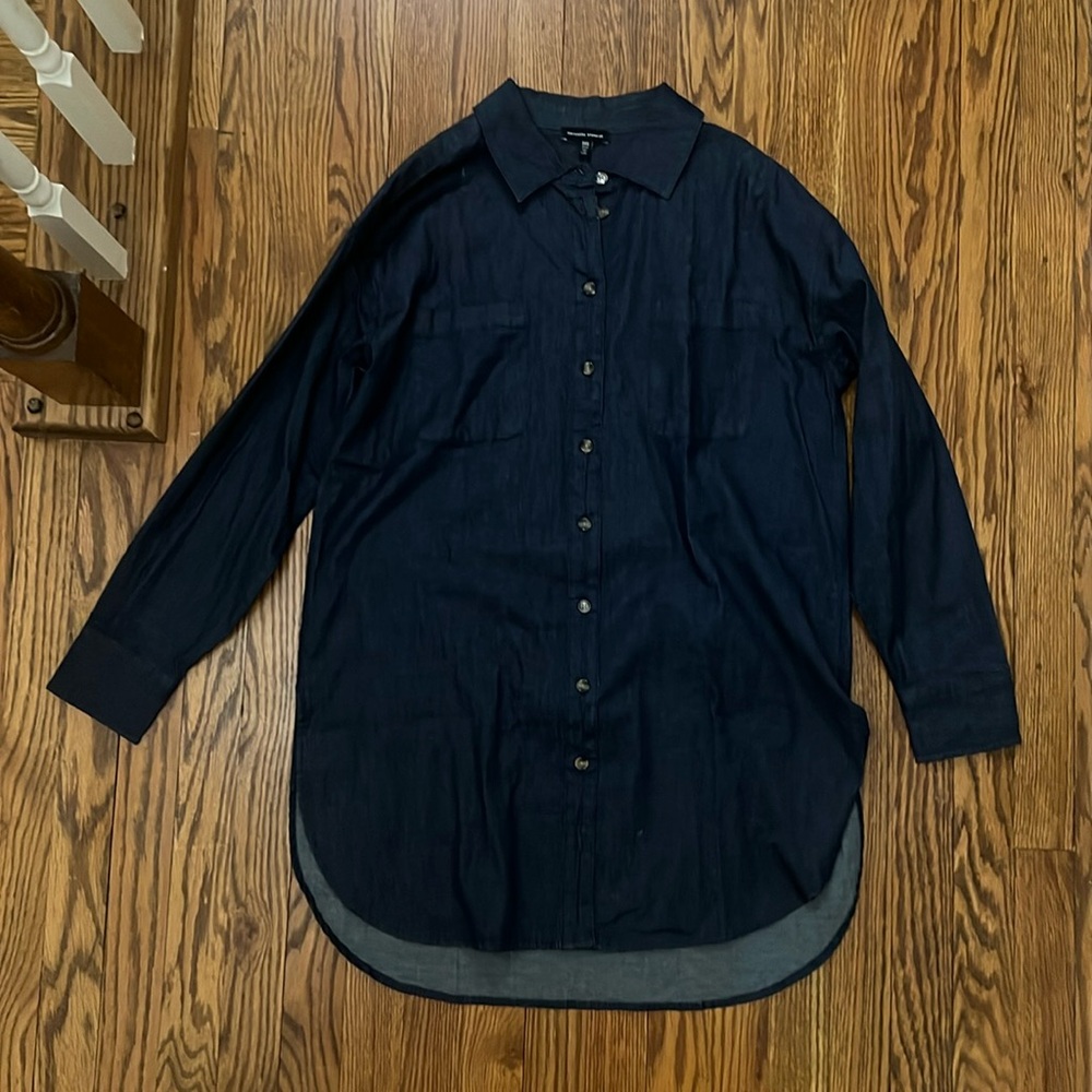 Universal Standard Workwear Denim Tunic size 3xs